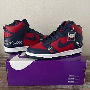 New Nike Supreme SB Dunk High OG Mens 9